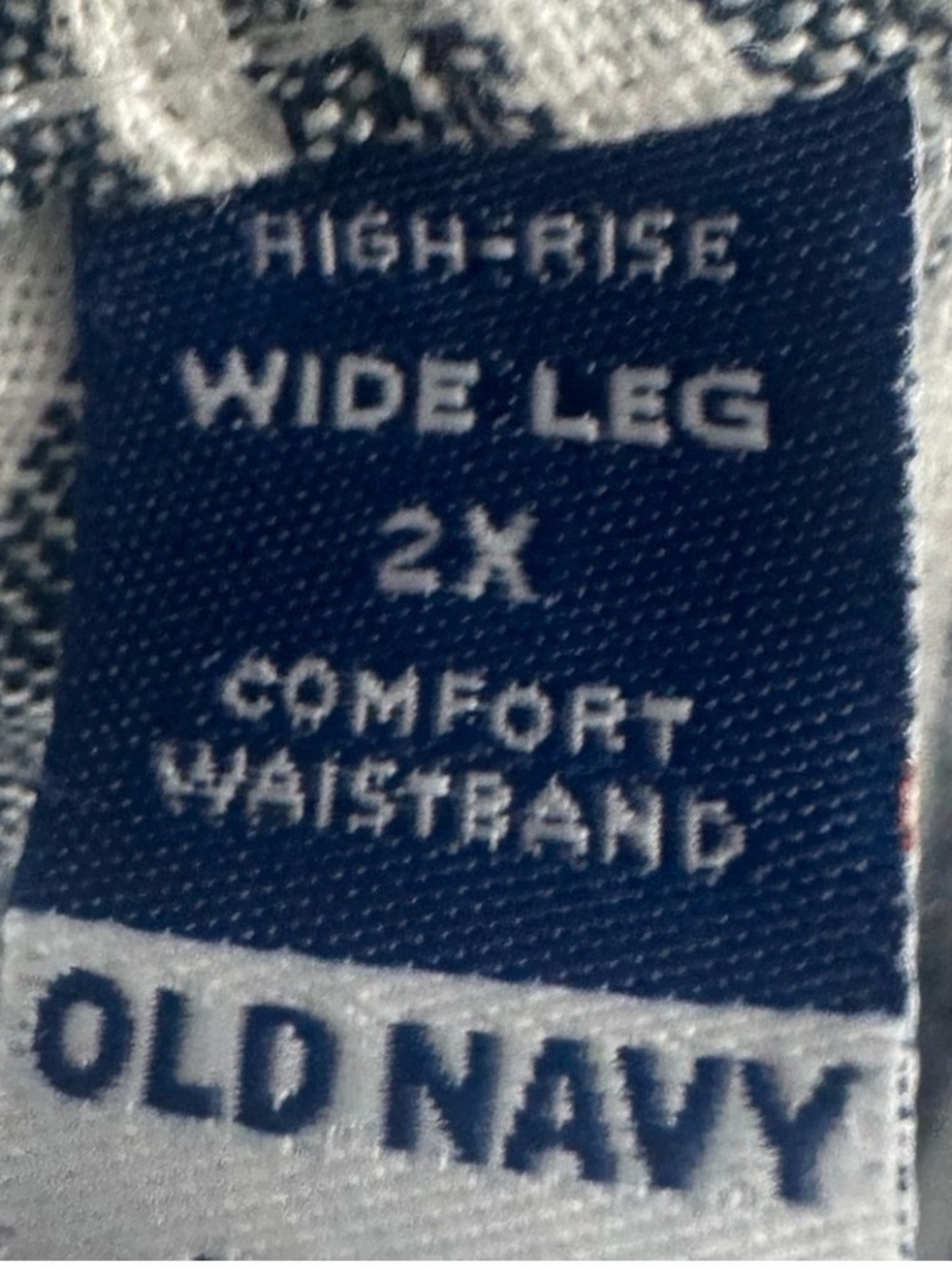 Old Navy Striped Linen Blend Wide Leg Pants Size 2X - Picture 3 of 5